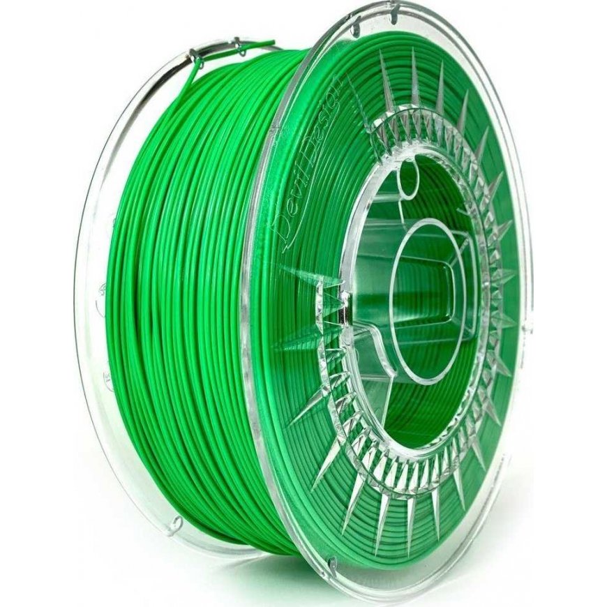 3D plastikas Devil Design PLA 1.75mm 1kg - Light Žalias – 3