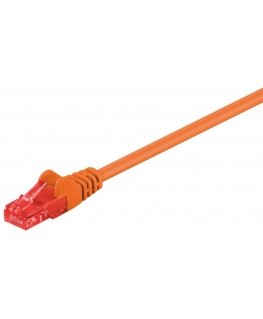 Goobay 95277 networking cable Orange 3 m Cat6 U/UTP (UTP)