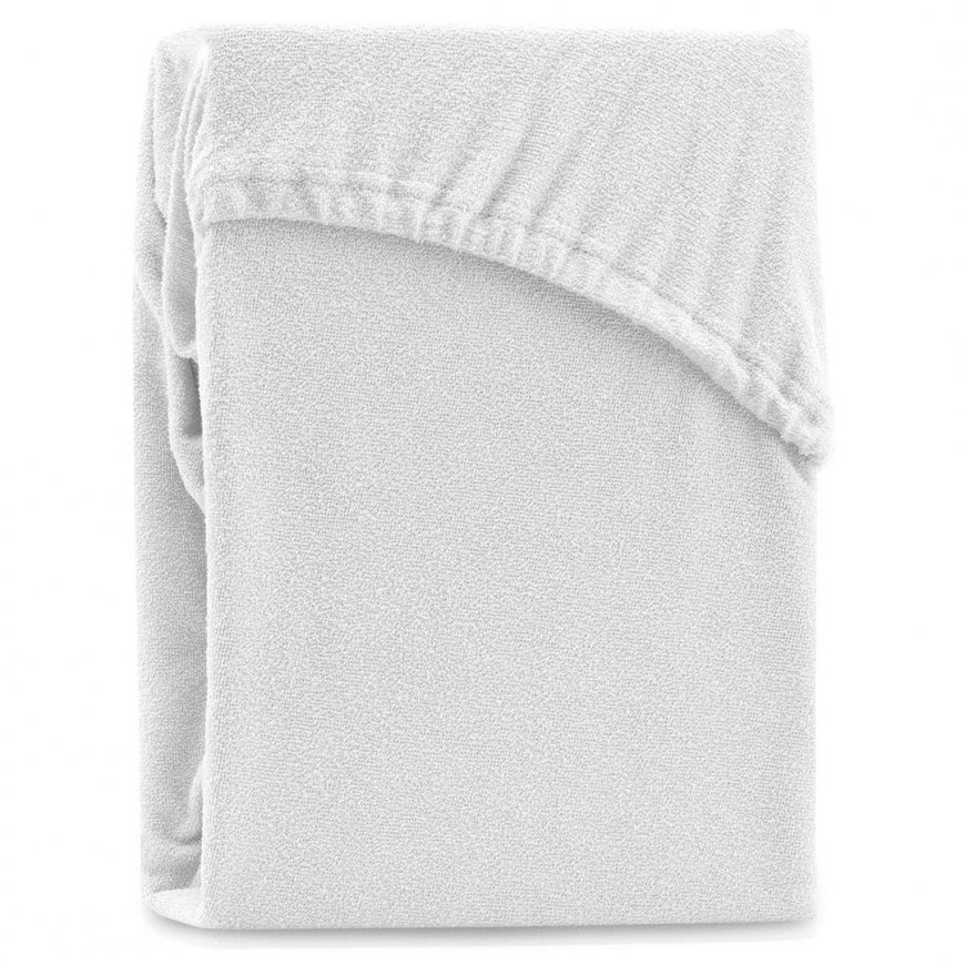 AmeliaHome Fitted sheet AH RUBY WHITE01 100-120x200+30 – 2