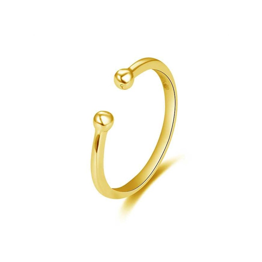 Beneto Minimalist gold-plated ring AGG470-G