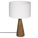 Atmosphera Night light with wooden base, Ø 28 x 46 cm Atmosphera Night light with wooden base, Ø 28 x 46 cm