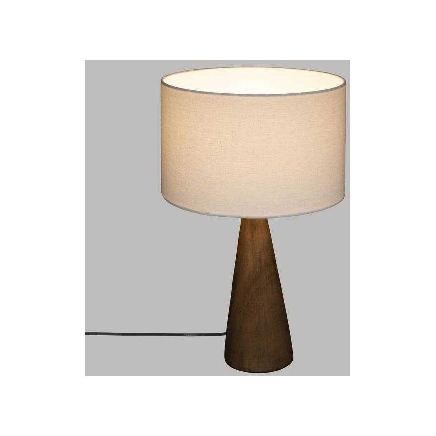 Atmosphera Night light with wooden base, Ø 28 x 46 cm – 3
