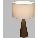 Atmosphera Night light with wooden base, Ø 28 x 46 cm Atmosphera Night light with wooden base, Ø 28 x 46 cm