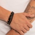 Troli Designer leather bracelet with beads Leather Troli Designer leather bracelet with beads Leather