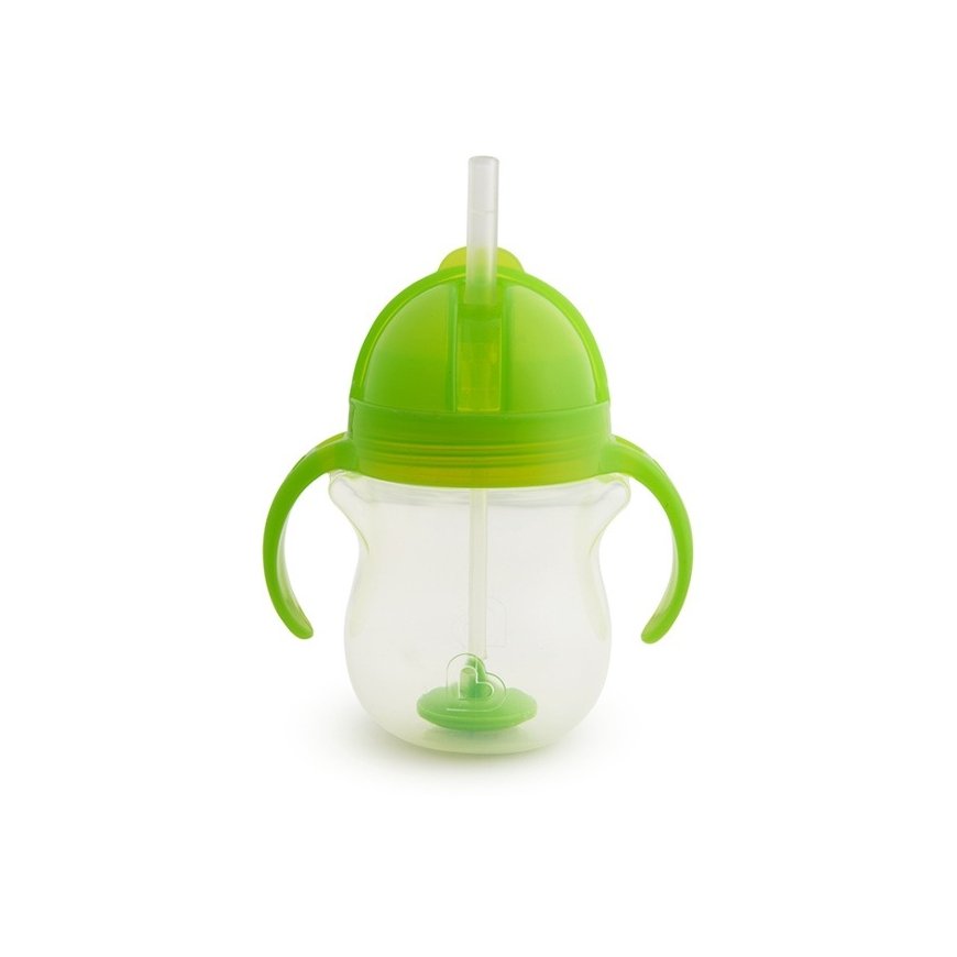 Munchkin Any Angle Click Lock Weighted Straw Trainer krūze Zaļš Universāls 1 pcs