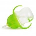 Munchkin Any Angle Click Lock Weighted Straw Trainer puodelis Žalia Universalus 1 vnt Munchkin Any Angle Click Lock Weighted Straw Trainer puodelis Žalia Universalus 1 vnt