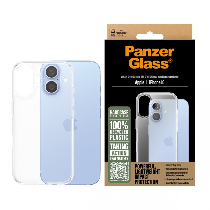 PanzerGlass PG HardCase TP iPhone 16 6.1Inch matkapuhelimen suojakotelo Suojus Läpinäkyvä – 2