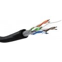 Goobay CAT 6 network cable, U/UTP, black, 100m Goobay CAT 6 network cable, U/UTP, black, 100m