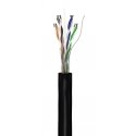 Goobay CAT 6 network cable, U/UTP, black, 100m Goobay CAT 6 network cable, U/UTP, black, 100m