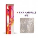 Wella Color Touch, Rich Naturals 8/81 Light Blonde/Pearl Ash, 60 ml juuksevärv Hall