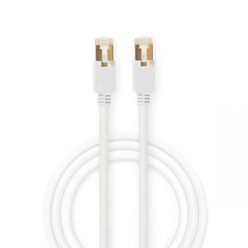Nedis CCBW85221WT100 networking cable White 10 m Cat6 S/FTP (S-STP)