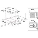 Whirlpool WRD 6030 B musta Kiinteä 30 cm Keraaminen 2 alue(tta) Whirlpool WRD 6030 B musta Kiinteä 30 cm Keraaminen 2 alue(tta)