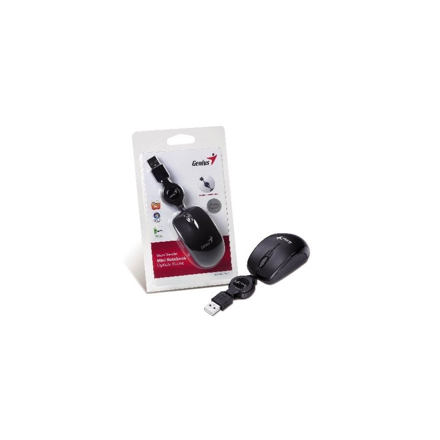 Genius Computer Technology Micro Traveler USB hiiri USB A-tyyppi Optinen 1200 DPI – 2