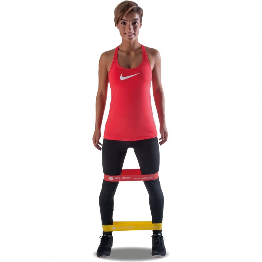 Pure2Improve Resistance Bands, 3 pcs | Yellow/Red – 2