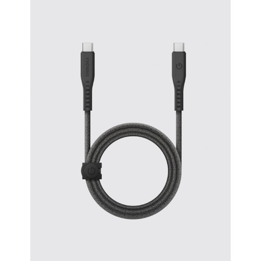 Energea Flow USB kabelis USB 2.0 1,5 m USB C Juoda