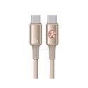 Kabel USAMS Huan Series SJ752 60W USB-C do USB-C 1,2 m tytanowy Kabel USAMS Huan Series SJ752 60W USB-C do USB-C 1,2 m tytanowy