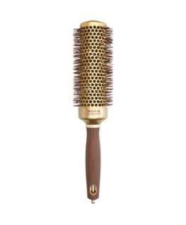 Expert Blowout Shine Round Brush Wavy Bristles Gold & Brown ( 45