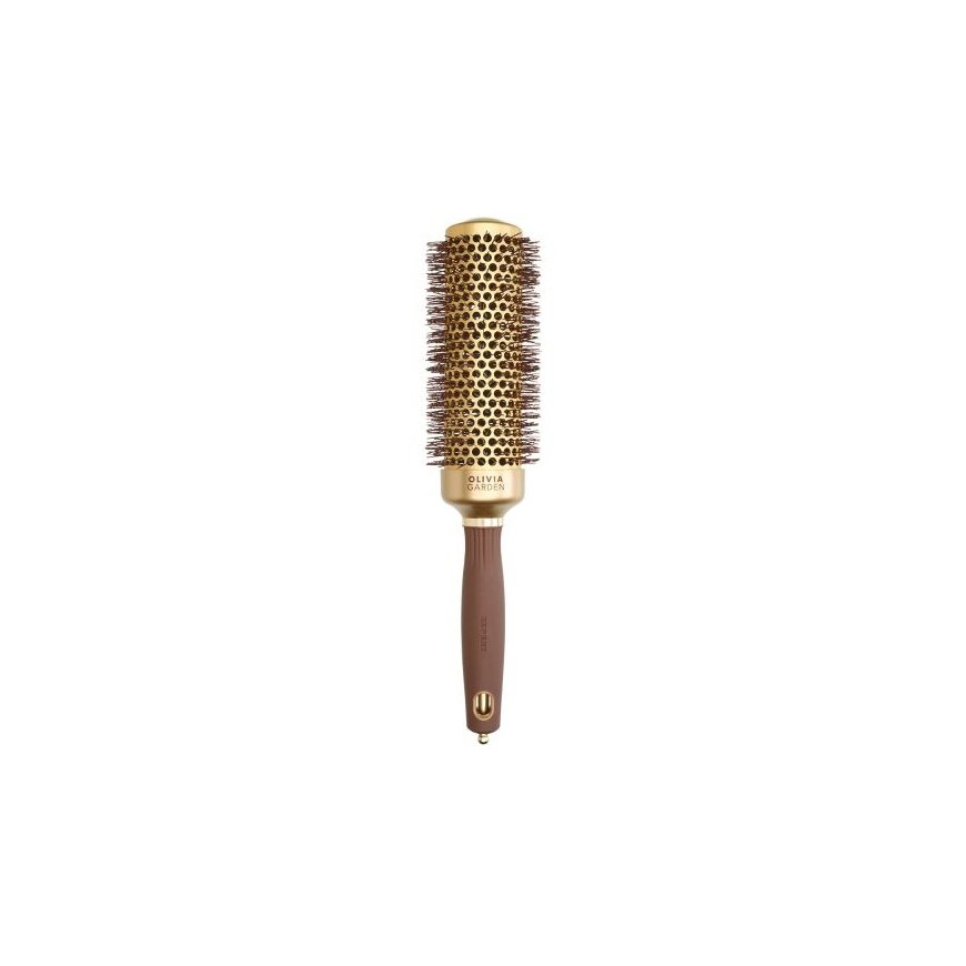 Expert Blowout Shine Round Brush Wavy Bristles Gold & Brown ( 45