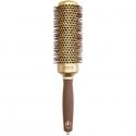 Expert Blowout Shine Round Brush Wavy Bristles Gold & Brown ( 45 Expert Blowout Shine Round Brush Wavy Bristles Gold & Brown ( 45