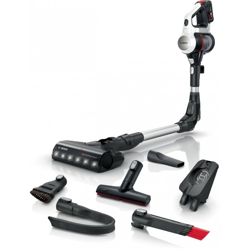 Bosch BCS711XXL электровеник Вертикальный пылесос Аккумулятор Cухой Без мешка 0,3 L Белый 3 Ah
