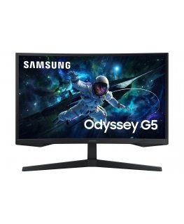 Samsung G55C kompiuterio monitorius 68,6 cm (27") 2560 x 1440 pikseliai Quad HD LED Juoda