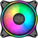 Cooler Master MasterFan MF120 Halo Datora korpusam Ventilators 12 cm Melns, Pelēks Cooler Master MasterFan MF120 Halo Datora korpusam Ventilators 12 cm Melns, Pelēks