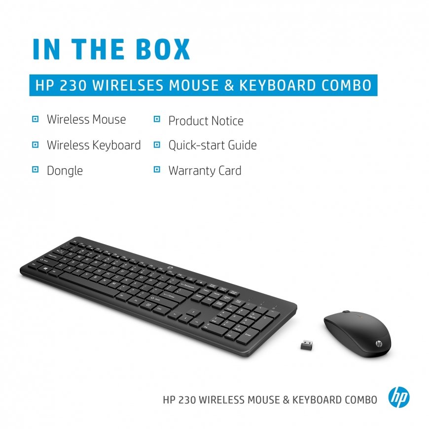 HP Беспроводные мышь и клавиатура 230 (комплект) – 5