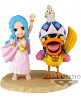 Banpresto One Piece maailmankeräily Log Series Nefeltari Vivi & Karoo figuuri 7cm