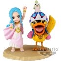 Banpresto One Piece world collectable Log Series Nefeltari Vivi & Karoo figure 7cm