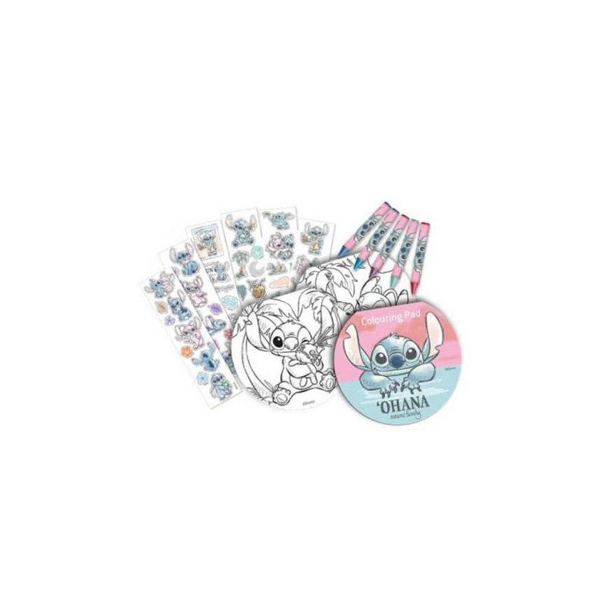 Kids Licensing Kids Euroswan - Lisävarusteet lisenssit Set DO KOLOROWANIA - STITCH – 2