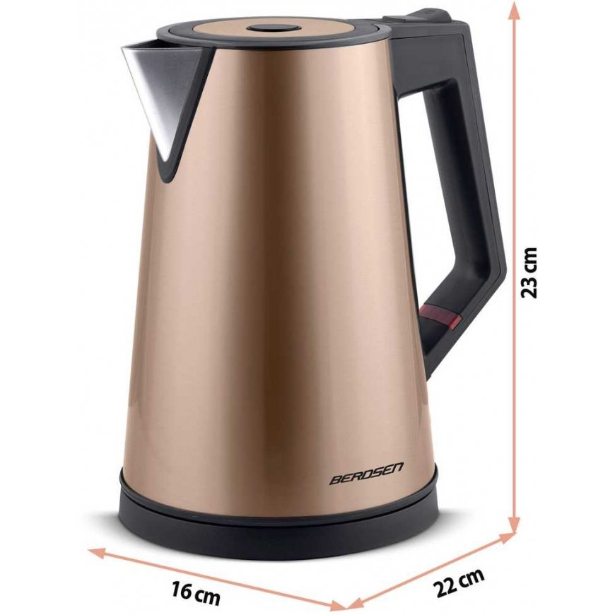 Electric kettle 1.7l Berdsen BD-708 copper – 4