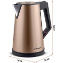 Electric kettle 1.7l Berdsen BD-708 copper