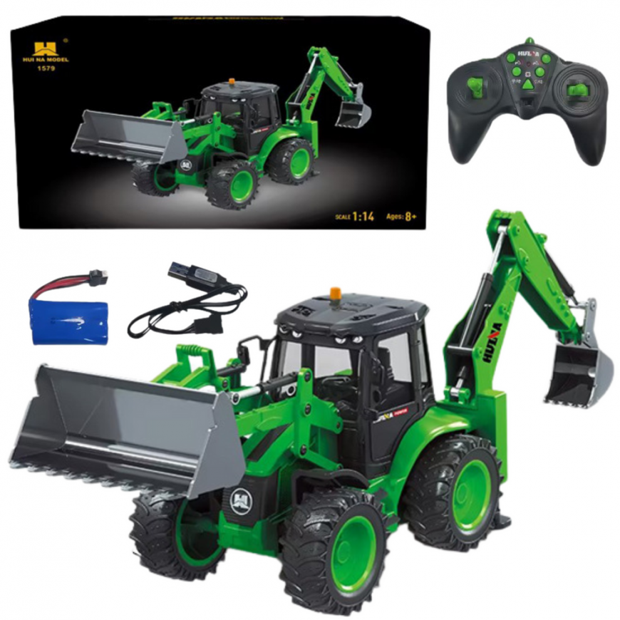 Huina Remote-controlled 1:14 scale excavator-loader
