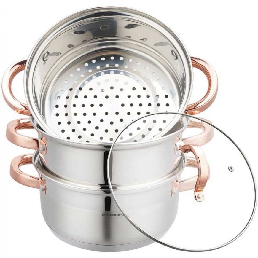 Steamer Pot Set FOR STEAM COOKING 20CM 4 EL. KLAUSBERG KB-7729