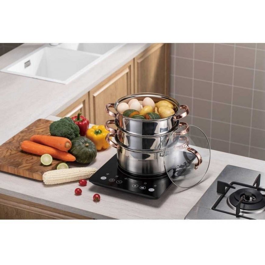 Steamer Pot Set FOR STEAM COOKING 20CM 4 EL. KLAUSBERG KB-7729 – 3