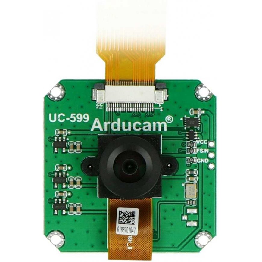 ArduCam OV9281 1Mpx Global Shutter -kamera laajakulmaisella M12-objektiivilla Raspberry Pi-, MIPI-, NoIR-, yksivärisille – 2