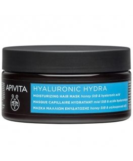 Apivita MOISTURIZING Plaukų kaukė Hair treatment with hyaluronic acid, aloe and honey 200 ml