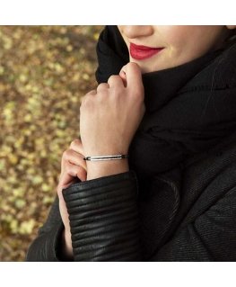 Troli Juodas steel bicolor bracelet VEDB109BS