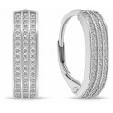 Brilio Silver Brilio Silver Timeless silver earrings with zircons LME269 Brilio Silver Brilio Silver Timeless silver earrings with zircons LME269