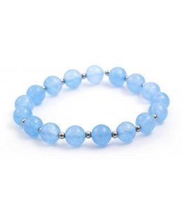Agato Malaysian jade bead bracelet MINK16 / 17