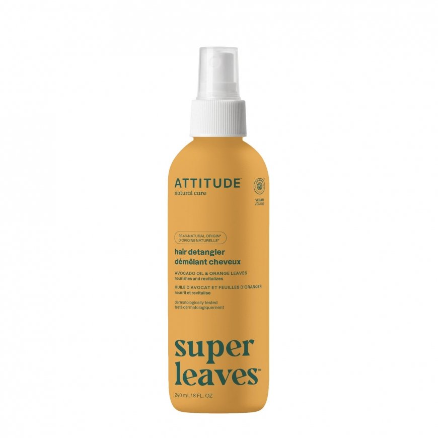 Attitude Natural nourishing hair detangling spray Super Leaves (Hair Detangler) 240 ml