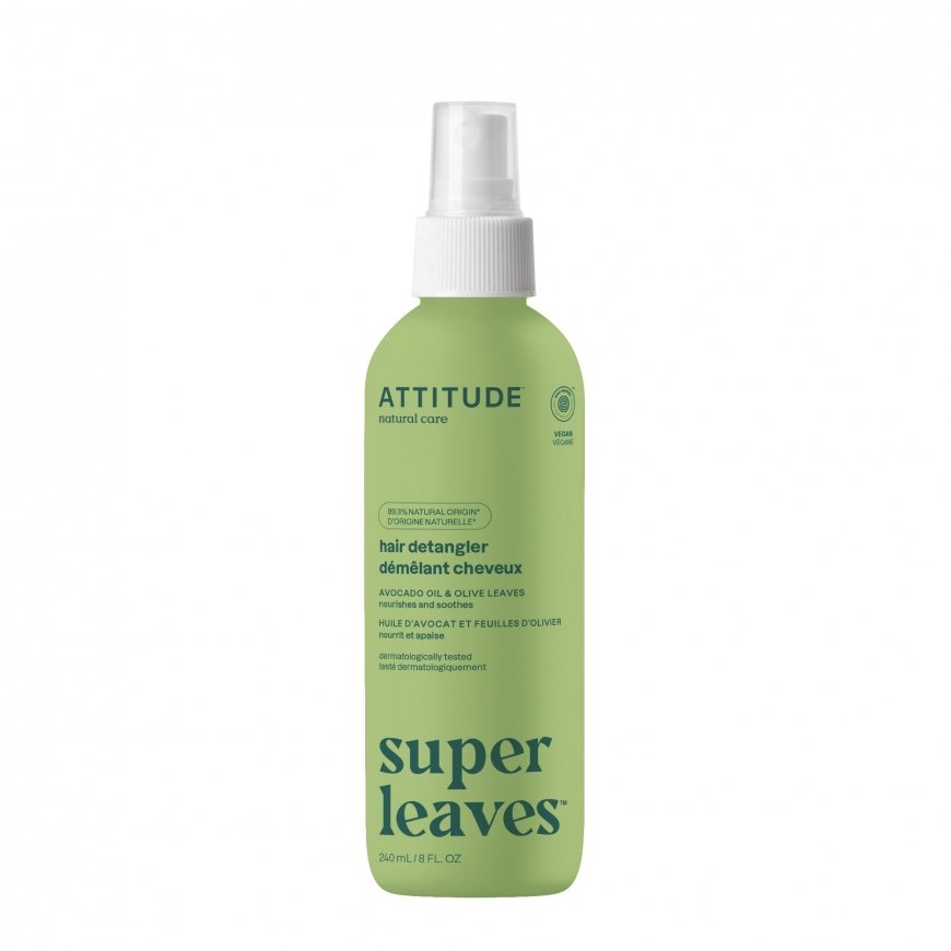 Attitude Natural ravitseva hiuksia purkava suihke Super Leaves (Hair Detangler) 240 ml – 2