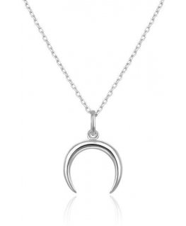 Beneto Gentle silver pendant with crescent AGS650 / 47 (chain, pendant)