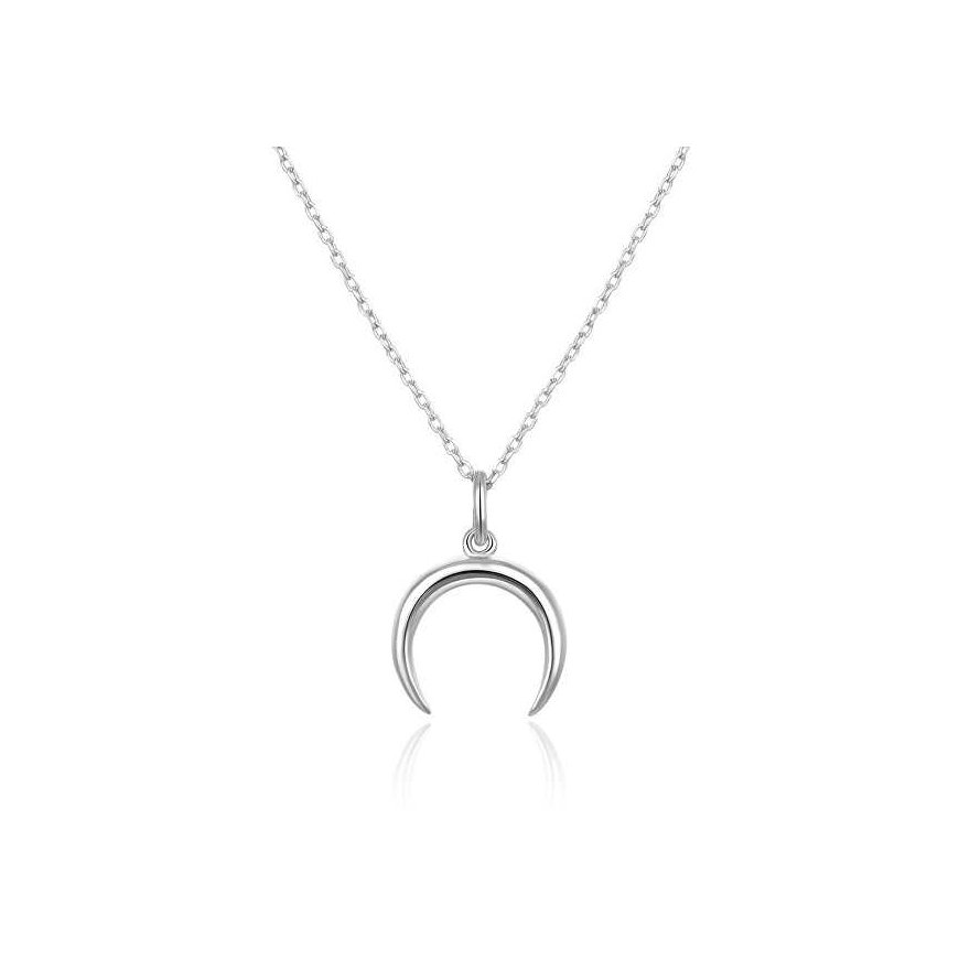 Beneto Gentle silver pendant with crescent AGS650 / 47 (chain, pendant)