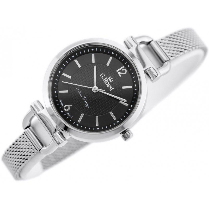 Watch G. ROSSI WATCH - LESTI - 3652B (zg772b) - silver/black + BOX – 2