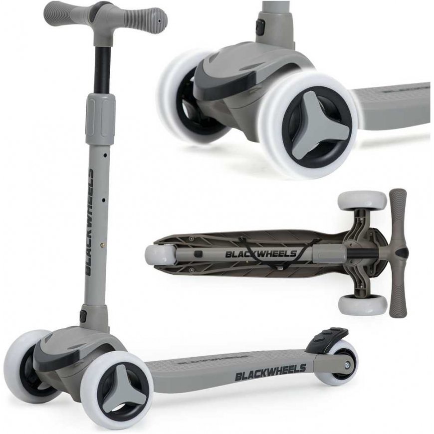 Blackwheels Blink Gray three-wheeled scooter