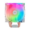 Mars Gaming MCPU66 Tietokoneen jäähdytysjärjestelmä Suoritin Ilmanjäähdytin 12 cm Hopea, Läpinäkyvä 