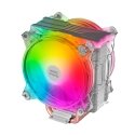 Mars Gaming MCPU66 Datora dzesēšanas sistēma Procesors Gaisa dzesētājs 12 cm Sudrabs, Caurspīdīgs 1 