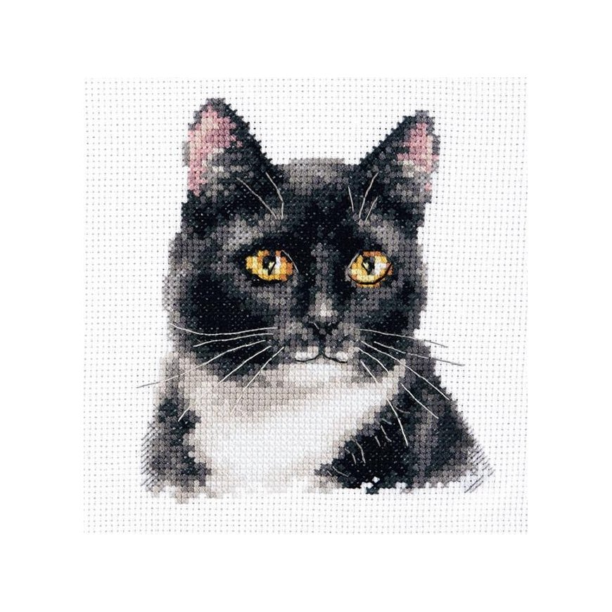Beldizart Cross Stitch Kit "Black Cat" S1-37