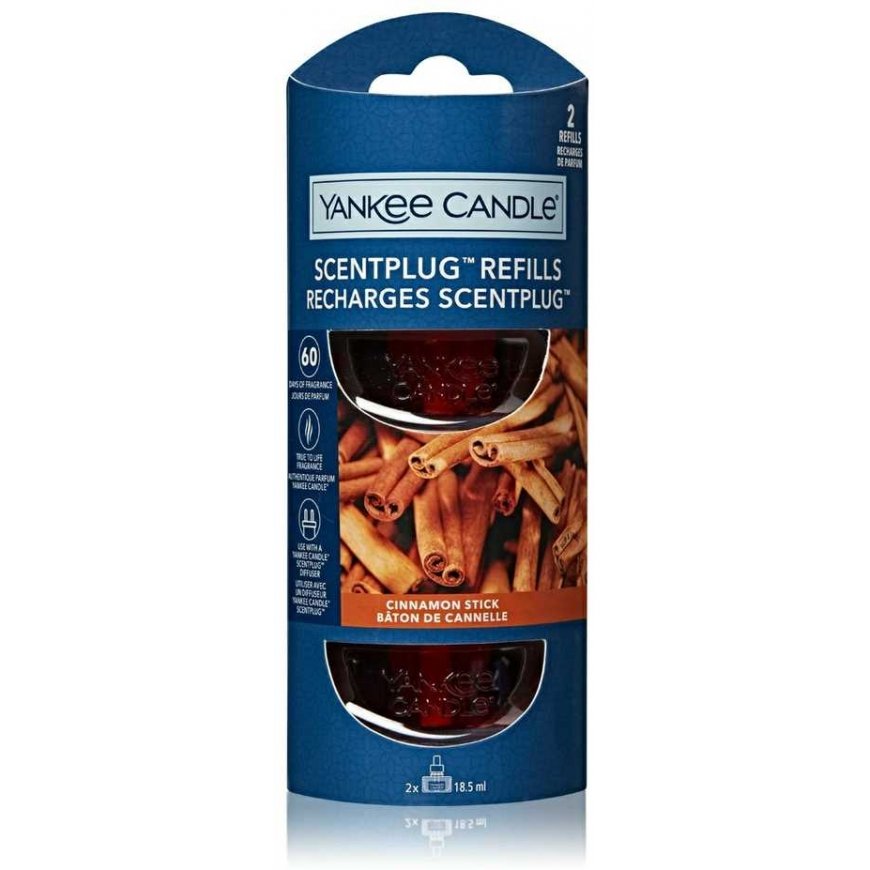 Yankee Candle Refill for Cinnamon Stick electric diffuser 2 x 18.5 ml 18.5ml electric scent diffuser – 2